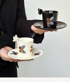 Butterfly Ceramic Teacup