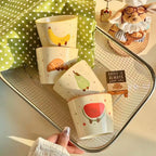 4-pcs ceramic fruit cup set-200ml