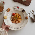 Hellokitty hand-painted ceramic plates