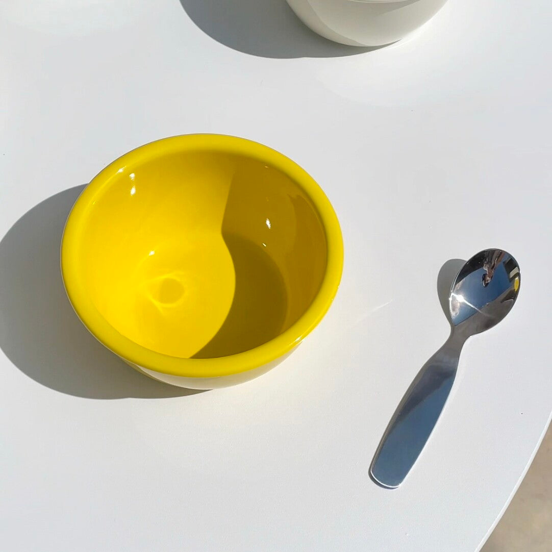 Sunset Yellow deep-mouthed bowl -380/900ML