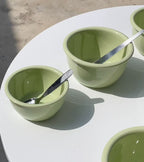 Green deep-mouthed bowl -380/900 ml