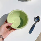 Green deep-mouthed bowl -380/900 ml