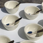 White deep-mouthed bowl -380/900 ml