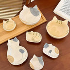 Japanese-style cat bowl