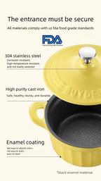 Mini Enamel Cast Iron Pot