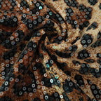 Sequin Leopard Mini Skirt