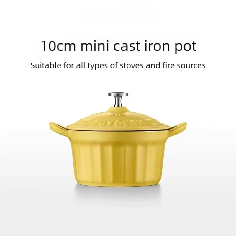Mini Enamel Cast Iron Pot